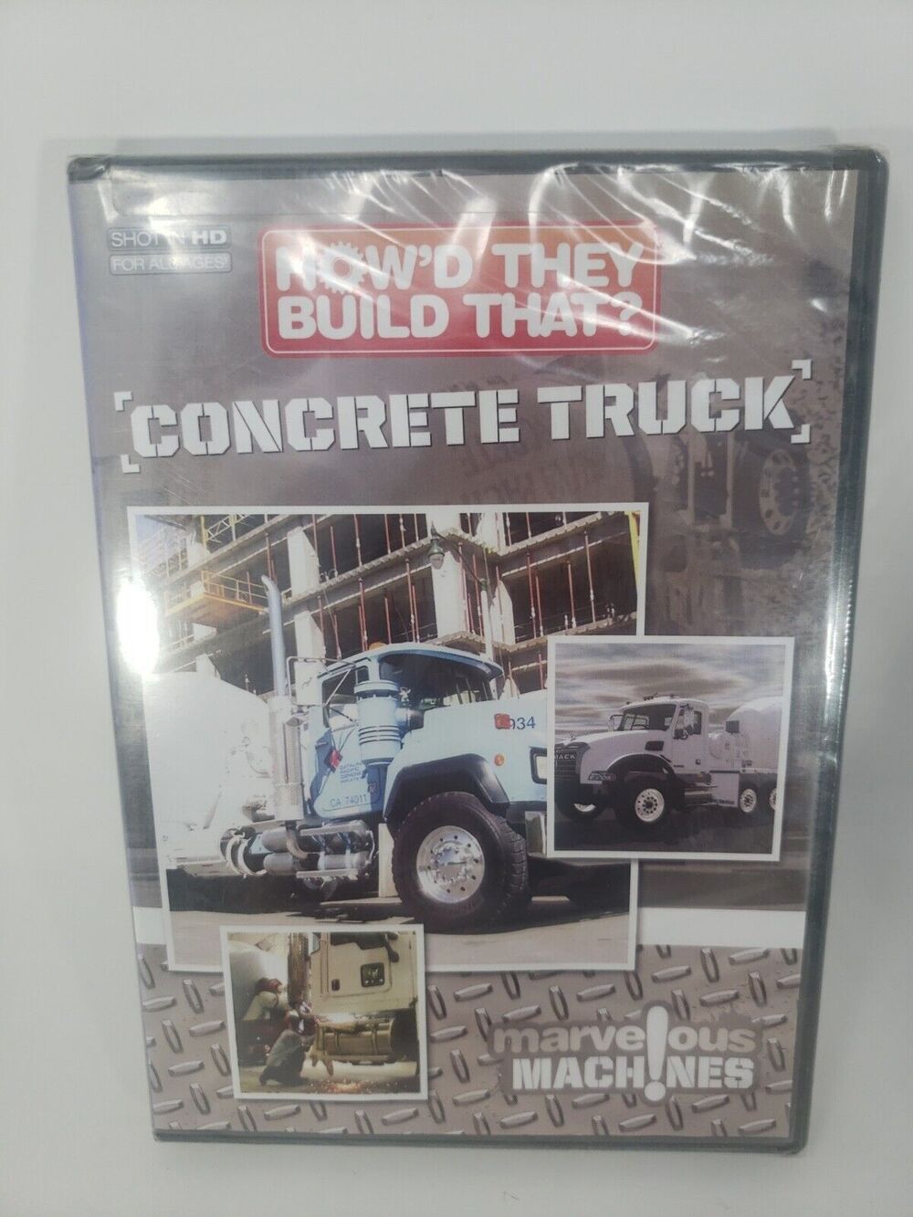 DVD How'd They Build That? Concrete Truck 2012 NEW Factory Sealed Shot In HD